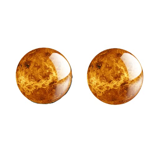 VENUS Planet für Männer Hochzeit Manschettenknöpfe Galaxy Nebula Erde Sonne Schmuck Anzug Hemd Manschettenknöpfe Geschenk von LINWEN