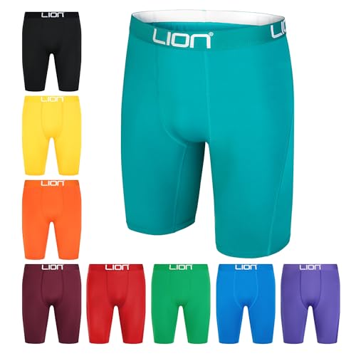 LION SPORTSWEAR Kompressionsshorts für Fußball & Sport – Mehrzweck-Basisschicht für Herren und Kinder, ideal für Fitnessstudio, Training und Laufen, waldgrün, M LION SPORTSWEAR Kompressionsshorts für Fußball & Sport – Mehrzweck-Basisschicht für Herren und Kinder, ideal für Fitnessstudio, Training und Laufen, waldgrün, M von LION SPORTSWEAR