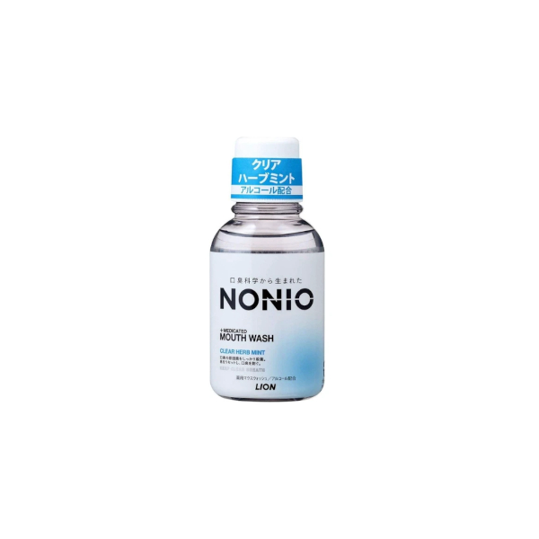 LION - Nonio Small Mouth Wash - 80ml - Clear Herb Mint von LION