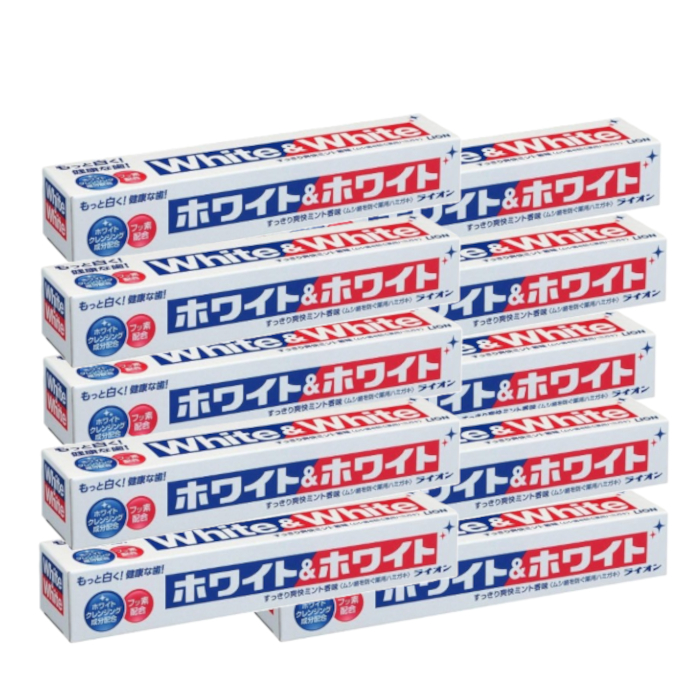 LION - White & White Toothpaste (10ea) von LION