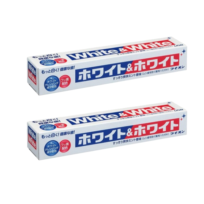 LION - White & White Toothpaste (2ea) von LION