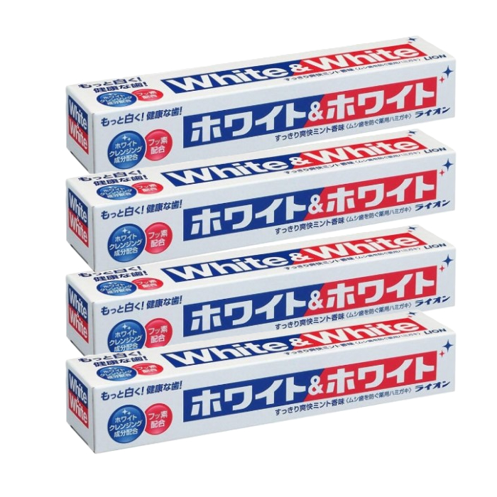 LION - White & White Toothpaste (4ea) von LION