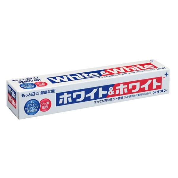 LION - White & White Toothpaste - 1pc von LION