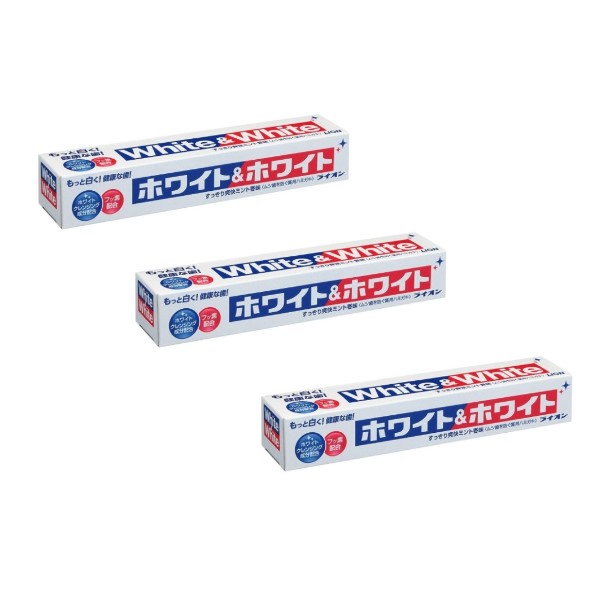 LION - White & White Toothpaste - 3stücke von LION