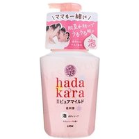 LION - hadakara Moisturizing Foam Body Wash Mild Soap 550ml von LION