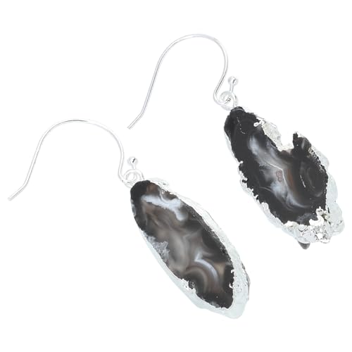 LIOOBO Achat Ohrhänger Für Damen Dekorative Ohrschmuck Aus Natürlichem Achat Elegante Ohrringe Für Mädchen von LIOOBO