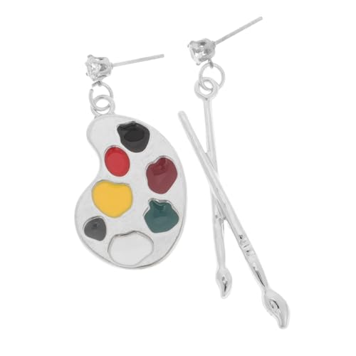 LIOOBO 1 Paar Retro Asymmetrische Ohrringe mit Kreativer Pinselgestaltung Modischer Ohrschmuck für Frauen für Partys und Festivals Trendige Ohrringe für Einen Einzigartigen Look LIOOBO 1 Paar Retro Asymmetrische Ohrringe mit Kreativer Pinselgestaltung Modischer Ohrschmuck für Frauen für Partys und Festivals Trendige Ohrringe für Einen Einzigartigen Look von LIOOBO