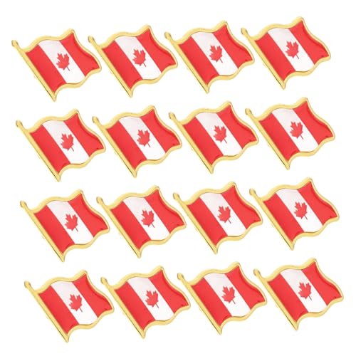 LIOOBO 1 Satz Flaggen Brosche Anstecker Hochwertige Metall Abzeichen Für Kleidung Für Themenfeiern Souvenir 25 Stück von LIOOBO