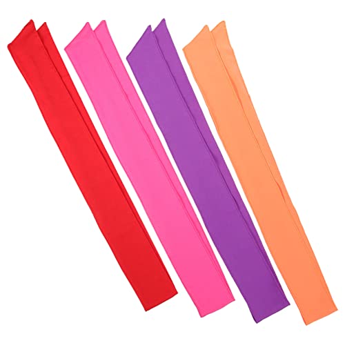 LIOOBO 1 Satz Kühles Haarband Im Sommer Gestricktes Stirnband Damen Stirnbänder Frauen Trendy Breit Haarschmuck Stirnband-schal Haarzubehör Für Kurze Haare Stoff 4 Stück von LIOOBO