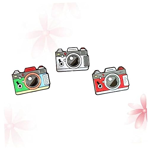 LIOOBO 1 Satz Teiliges Kamera Broschen Legierung Vintage Brustnadel Für Damen Zur Dekoration Von Kleidung Taschen Und Schals Geeignet Für Verschiedene Anlässe 3 Stück von LIOOBO