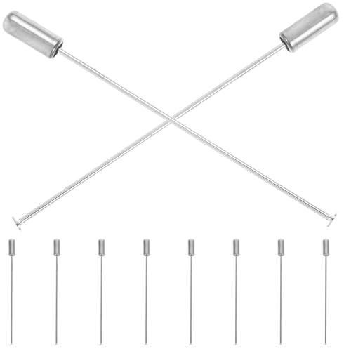 LIOOBO 10 Stück Broschen Pins für DIY Kostümdeko Multifunktionale Anstecker für Herrenmode für Jacken und Accessoires Langlebig und Stylish von LIOOBO