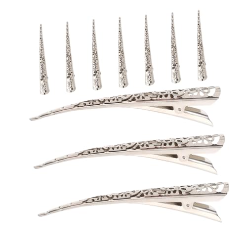 LIOOBO 10stücke Metall Haarspange Mit Hohlem Design Entenschnabel-clips Für Damen Dekorative Haarspangen Für Mädchen Haarschmuck Für Hochzeiten Partys Und Tägliche Haarstyling von LIOOBO