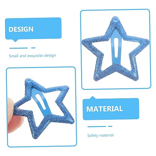 LIOOBO 10 Stück Teiliges Bunter Metall Haarspangen für Kleinkinder Sternförmige Haarklammern Einfach zu Befestigen Langlebig und Modisch für Mädchen und Vielseitige Frisuren von LIOOBO