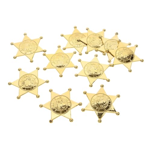 LIOOBO 10 Stück Teiliges Cosplay in Gold Leichtes Party und Rollenspiel Zubehör Wiederverwendbar für Halloween Karneval Geburtstage und Kostüm Accessoires von LIOOBO