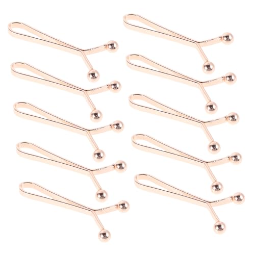 LIOOBO 10 Stück Teiliges Hijab und Schal Clip für Damen Verstellbare U Förmige Metall Hüftclip Broschen Multifunktionale Halterung für Schals Tücher und Taillenkorrektur Stilvoller und von LIOOBO