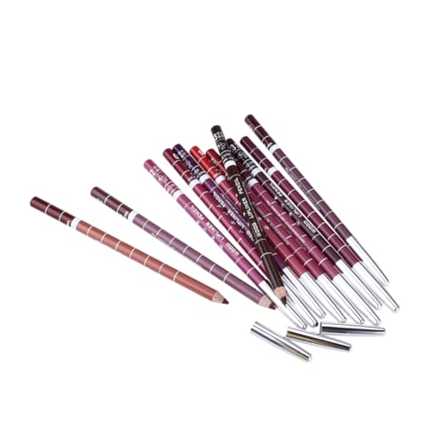 LIOOBO 12stücke Lippen Liner Stift Wasserfest Set Für Damen Make-up Lippen-make-up-set Pipliner-stift Lipliner-stifte von LIOOBO