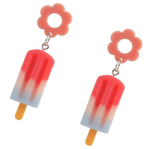 LIOOBO Eiscreme Ohrringe für Damen Süße Tropfenohrringe Leichte Hängeohrringe Trendiger Schmuck für Mädchen für Partys und Festivals LIOOBO Eiscreme Ohrringe für Damen Süße Tropfenohrringe Leichte Hängeohrringe Trendiger Schmuck für Mädchen für Partys und Festivals von LIOOBO