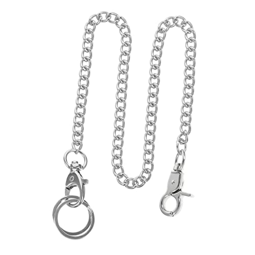LIOOBO Taschenuhr Kette Galvanisierte Hängekette für Kleidung Robuste Taschenuhr Hängekette für Männer und Frauen Vintage Jeans Kette für Alltag Strandpartys und Tanzen von LIOOBO