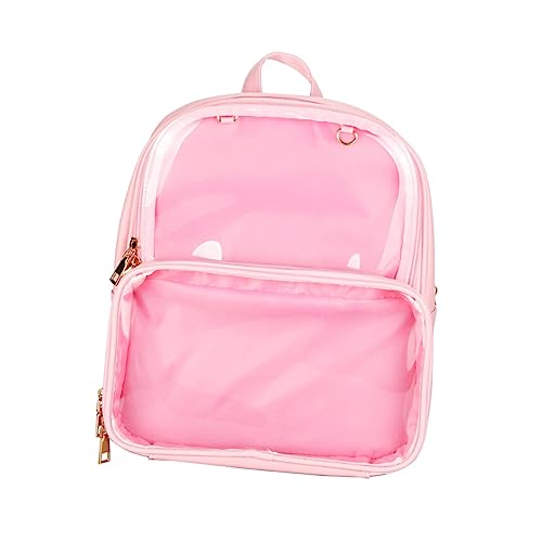 LIOOBO 1Stück Transparenter Geleebeutel Rucksack Stylischer Wasserdichter Schulrucksack für Teenager Mädchen und Jungen für Konzerte und Festivals von LIOOBO