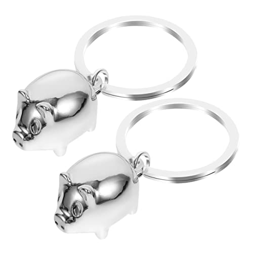 LIOOBO 2 Stück Mini Schwein Schlüsselanhänger Einzigartiges und Kreatives Glücksbringer Design für Taschen und Schlüsselbunde für und Partys von LIOOBO