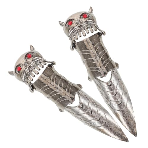 LIOOBO 2 Stück Punk Retro Eulen Ringe Gothische Metall Finger Ringe für Frauen Einzigartiger Schmuck für Partys und Bühnenauftritte für Kreative Outfits LIOOBO 2 Stück Punk Retro Eulen Ringe Gothische Metall Finger Ringe für Frauen Einzigartiger Schmuck für Partys und Bühnenauftritte für Kreative Outfits von LIOOBO