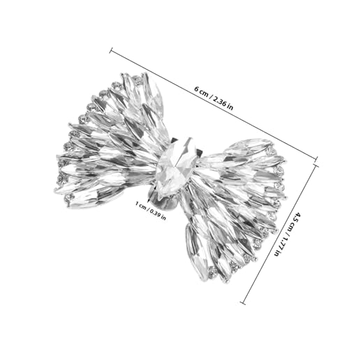 LIOOBO 2 Stück Schuhclips Schleifen Design Abnehmbar aus Zinklegierung Elegante Schuhschnalle für Damen High Heels Modische Braut Schuhdekoration Vielseitiges Zubehör für Pumps und Party von LIOOBO