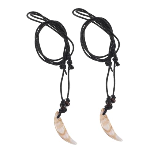 LIOOBO 2 Stück Unisex Zahn Anhänger Halskette Retro Imitation Zahn Schmuck für Damen und Herren für Partys Dates und Alltagsmode Robust und im Design LIOOBO 2 Stück Unisex Zahn Anhänger Halskette Retro Imitation Zahn Schmuck für Damen und Herren für Partys Dates und Alltagsmode Robust und im Design von LIOOBO