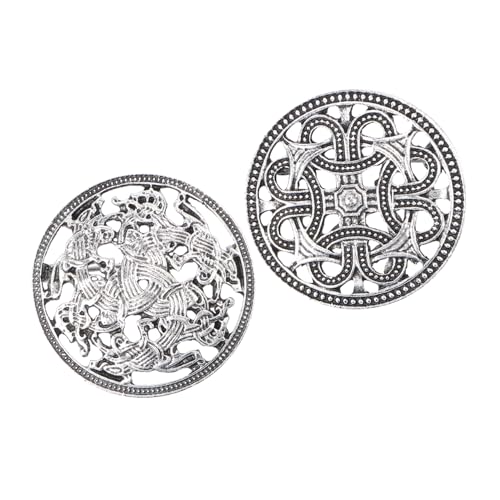 LIOOBO 2stücke Retro Broschen Pin Dekoration Corsagen Kleidung Zubehör Schmuck Geschenk Vintage Broschen Brosche Pin Stilvolle Vintage Brosche von LIOOBO