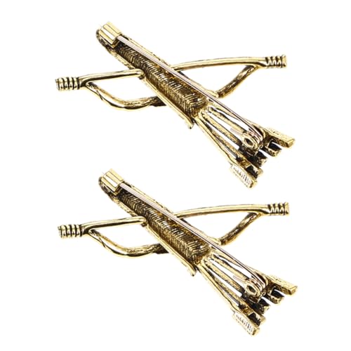 LIOOBO 2 Stück Vintage Herren Brosche Metall Bogen Anstecknadel Barock Stil mit Strass für Hemdkragen und Anzug Revers Schmuck Detailreich Poliert Vielseitig Tragbar Einzigartiges Design LIOOBO 2 Stück Vintage Herren Brosche Metall Bogen Anstecknadel Barock Stil mit Strass für Hemdkragen und Anzug Revers Schmuck Detailreich Poliert Vielseitig Tragbar Einzigartiges Design von LIOOBO