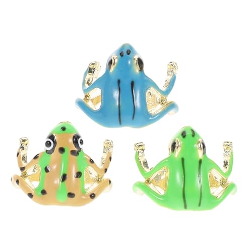 LIOOBO 3 Stück Lustige Tier Ringe Zinklegierung für Partys Alltagsgebrauch und Kreative Outfits Niedlicher Schmuck für von LIOOBO