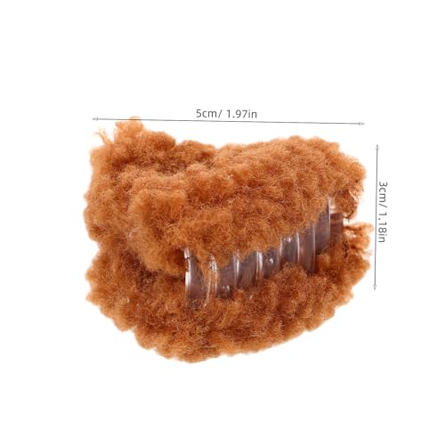 LIOOBO 4 STÜCKE Weiche Flauschige Katzenohr Haarklammern Niedliche Plüsch Haarspangen für Damen und Mädchen Sanfte Klauen Haarklammern Schonend für Dünnes Haar für Alltag Party und von LIOOBO