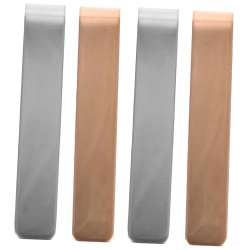 LIOOBO 4 Stück Teiliges Krawattenklammern Spiegelglanz Starke Haltekraft Business Krawattennadel für Uniform und Formelle Anlässe Rostfrei Schmal und Stilvoll von LIOOBO