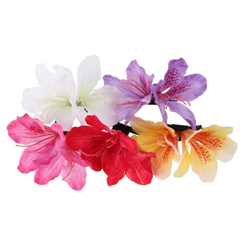 LIOOBO 5stücke Boho Blumen Haarnadeln Damen Kunstblumen Haarspangen Für Urlaub Hochzeit Party Dekoration Fotografie Zubehör von LIOOBO