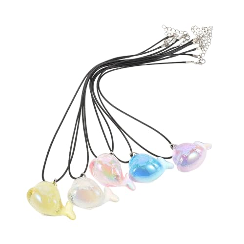 LIOOBO 5 Stück Tier Schmuck für Handgefertigte Wal Halskette für Sommerferien Partys von LIOOBO