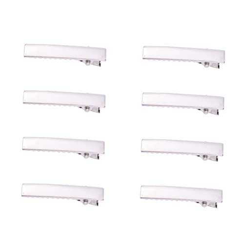 LIOOBO 50stücke Haarspange Mini Alligator Clip Mit Zähnen Aus Robustem Eisen Farbe Silber Für Individuelle Styling Ideen Befestigen Von Schleifen Blumen von LIOOBO