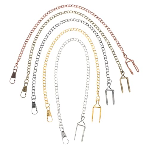 LIOOBO 5stücke Taschenuhrkette Für Herren Legierungskette Retro-Design Passend Für Weste Und Jeanshose Vielseitig Für Business Und Freizeit von LIOOBO