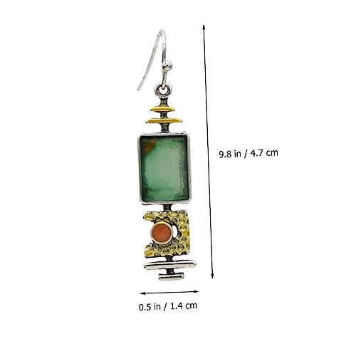 LIOOBO Alloy Türkis Ohrhänger Damen Vintage Ohrschmuck Modisch Langlebig Stilvoll für Party LIOOBO Alloy Türkis Ohrhänger Damen Vintage Ohrschmuck Modisch Langlebig Stilvoll für Party von LIOOBO