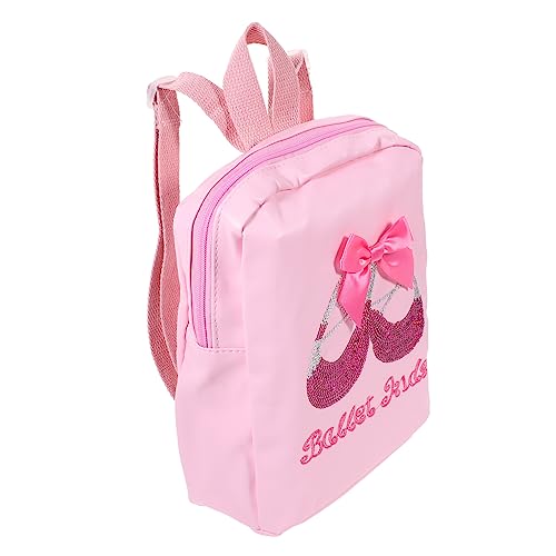 LIOOBO Ballett Tasche Mädchen Tanz Schultasche Mit Pailletten Verzierung Rucksack Für Ballettschuhe Kleidung Handy Bücher Flaschen von LIOOBO