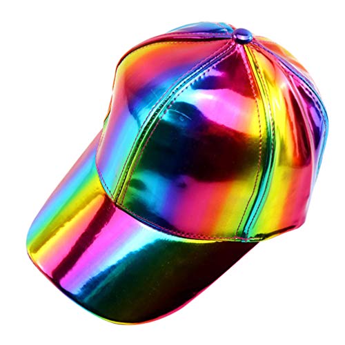 LIOOBO Baseball Cap Holographische 80Er Jahre Cosplay Holographische Galaxie Rave Hip Hop Kostüm Hut von LIOOBO