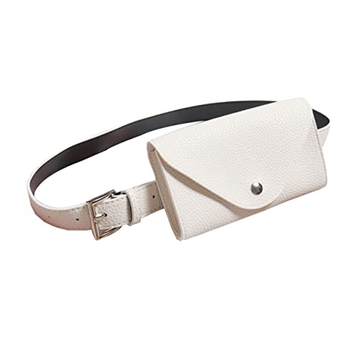 LIOOBO Mini-gürteltasche Aus Pu Für Damen Beige Mit Abnehmbarer Gürteloption Als Hüfttasche Oder Handtasche Tragbar Kompakt Und Praktisch Für Ausweise Schlüssel Und Mehr von LIOOBO