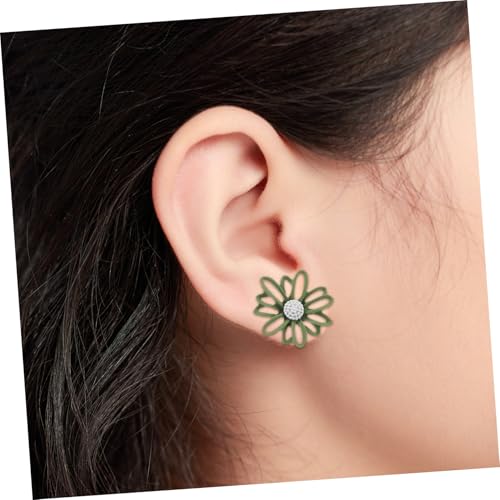 LIOOBO Boho Daisy Ohrstecker Damen Leicht Resin Blumenohrringe Süß Frühling Sommer Schmuck für Alltag Party von LIOOBO