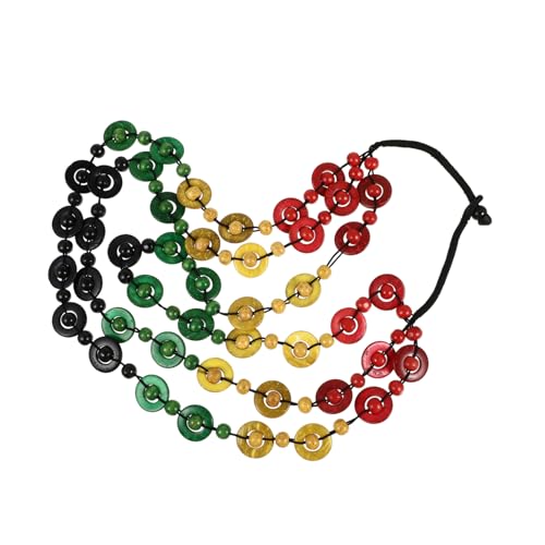 LIOOBO Boho Halskette Kokosnussschale mit Handgeknüpften Holzkugeln Retro Mode Schmuck für Damen und Mädchen für Strand und Besondere Anlässe Stil LIOOBO Boho Halskette Kokosnussschale mit Handgeknüpften Holzkugeln Retro Mode Schmuck für Damen und Mädchen für Strand und Besondere Anlässe Stil von LIOOBO
