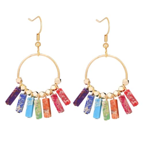 LIOOBO Bohemia-style Quasten Ohrringe Für Damen Bunter Ohranhänger Einzigartiger Ohrschmuck Aus Hochwertigem Material Für Ausgehen Und Partys LIOOBO Bohemia-style Quasten Ohrringe Für Damen Bunter Ohranhänger Einzigartiger Ohrschmuck Aus Hochwertigem Material Für Ausgehen Und Partys von LIOOBO