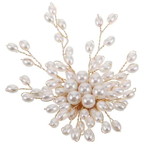 LIOOBO Kunstperlenbrosche Kristallbrosche Anstecknadel Für Damen Perlenverzierung Elegantes Accessoire Vintage Design Schmuck Für Schals Und Kleidung von LIOOBO