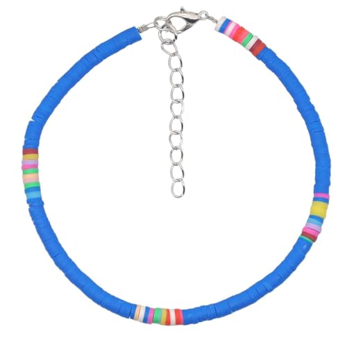 LIOOBO Bunte Bohemian Fußkette Damen Verstellbar Kreatives Fußschmuck Armband Sommer Strand Schmuck für Mädchen von LIOOBO