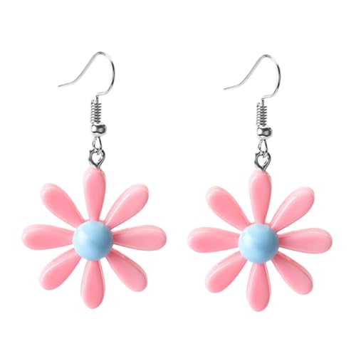 LIOOBO Candyfarbene Ohrringe Damen Hängend Modisch Hautfreundlich Leicht Alltag Party Schmuck von LIOOBO