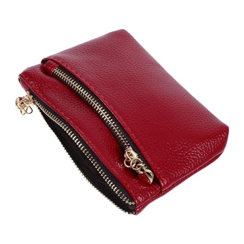 LIOOBO Kleine Damen-geldbörse Aus Kunstleder Mit Reißverschluss Wechselgeldfach Münzbörse Und Kartenetui Für Alltägliche Reisen Und Einkäufe von LIOOBO