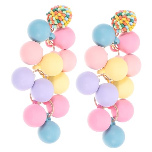 LIOOBO Dangling Ohrringe für Damen Farbenfrohe Frucht Design Leicht und Elegant Handgefertigte Schmuckstücke Modisch und Komfortabel für Freundinnen und Besondere Anlässe von LIOOBO