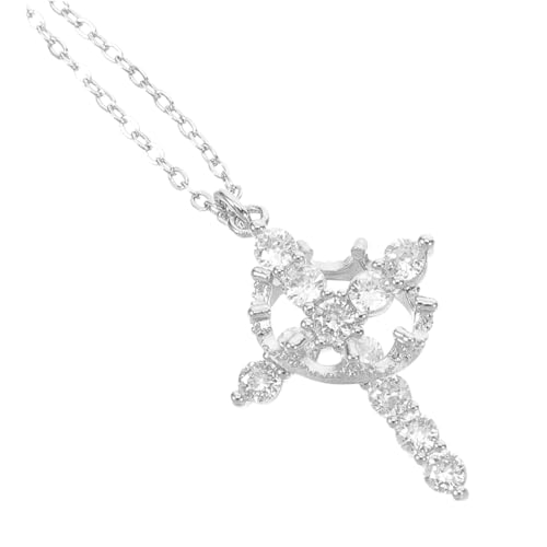 LIOOBO Drehbarer Kreuzanhänger für Damen Elegantes Design für Funkelnde Schmuckstücke für Besondere Anlässe Tägliche von LIOOBO