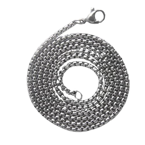 LIOOBO Edelstahlkette Damen Schlangenkette Simple Necklace für Frauen Leichtes Langlebiges Design Alltag und Festtags Schmuck Anhänger von LIOOBO